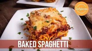 Delicious Baked Spaghetti With Ground Beef And Sausage | Baked Spaghetti Recipe