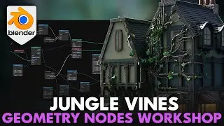 Blender 4 Geometry Nodes Workshop Jungle Vines