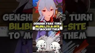 Genshin CN Fans Turn BiliBili Into H-Site To Mock Them!