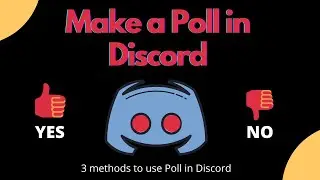 How to Make a Poll on Discord (2020) - Manually | BOT | Website