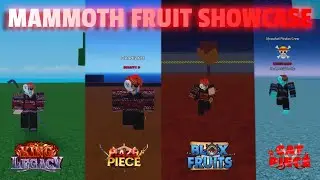 Showcasing Mammoth Fruit in EVERY One Piece Roblox Game..