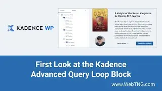 First Look at the Kadence Advanced Query Loop Block