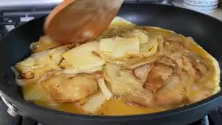 Омлет с Картошкой на завтрак, очень вкусно получается. Попробуйте.