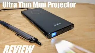 REVIEW: Yaber Pico T1 - World's Slimmest DLP Pocket Projector - Smartphone Design?