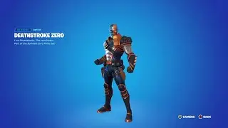 Fortnite  Deathstroke Zero Skin Preview !!! 😱