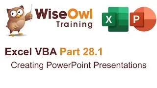 Excel VBA Introduction Part 28.1 - Creating PowerPoint Presentations