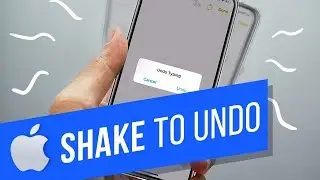 How to Use Shake to Undo/Redo on iPhone