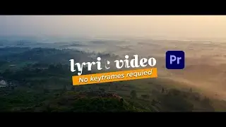 floating text,lyric video premiere pro tutorial