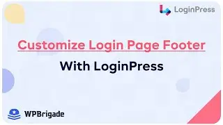 How To Customize Page Footer With LoginPress On The Login Form  - LoginPress