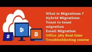 HYBRID MIGRATION | O365 MIGRATION | OFFICE 365 LIVE TROUBLESHOOTING COURSE | Email migration |