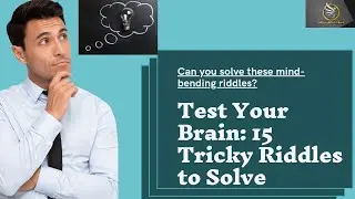 Test your Brain with tricky Riddles || Tricky Riddles for Genius 👩‍🏫👨‍🏫