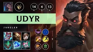 Udyr Jungle vs Fiddlesticks: Dominating - EUW Master Patch 14.17