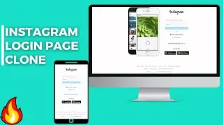 🔴HOW TO MAKE INSTAGRAM LOGIN PAGE CLONE USING HTML AND CSS?🔥😍| @becodewala #html #css #instagram