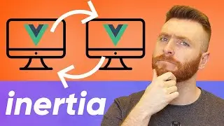 Como o Inertia.js substitui os componentes Vue numa SPA