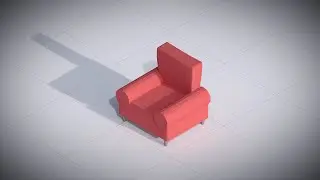 Blender Tutorial: Low Poly Armchair