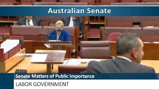 Senate Matters of Public Importance - Labor Government