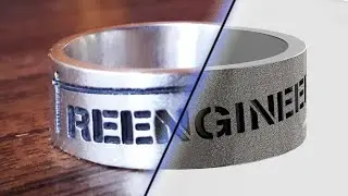 Как сделать серебряное кольцо/ Кольцо инженера/ How to make a silver ring/ RE: enginer RING