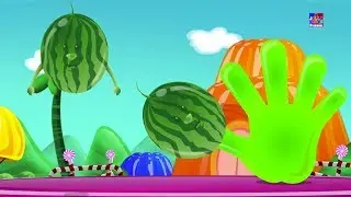 Фрукты пальца семьи | рифма в россии | популярные потешки | Fruits Finger Family | Preschool Song