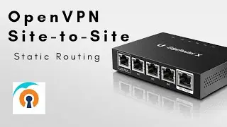 OpenVPN site-to-site on Edgerouter (Static Routing)