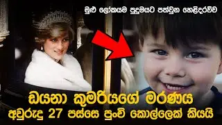 Diana Frances Spencer | ඩයනා කුමරියගේ අබිරහස් මරණය ගැන කියන පුංචි කොල්ලා | Chamath Vlogs