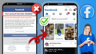 Как восстановить отключенную учетную запись Facebook Мы отключили Вашу учетную запись Facebook 2025