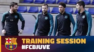 Final training session before return leg against Juventus