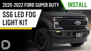 How to Install: 2020-2022 Ford Super Duty SS6 Fog Light Install and Overview | Diode Dynamics