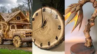 TOP 50 AMAZING TECHNIQUES OF BEAUTIFUL EASY TO MAKE HANDMADE WOOD WORKING IDEAS WOODEN DECOR IDEAS