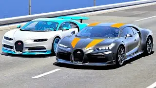 Bugatti Chiron Super Sport 300+ vs Bugatti Chiron - Drag Race 20KM