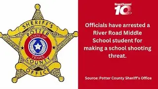 VIDEO: River Road Middle School student arrested for school shooting threat