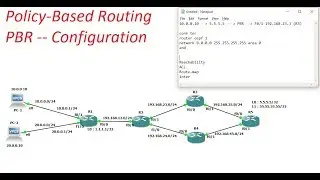 How to Configure Policy Based Routing || PBR || CONFIGURATION || [ENGLISH]