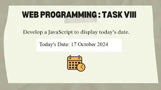 Create a Dynamic Today's Date Display with JavaScript | Beginner HTML & JS Tutorial | University Hub