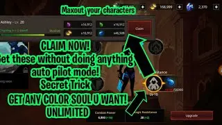 Shadow Knight :Get unlimited Red soul ,Blue soul ,purple soul ,green soul or yellow soul using trick