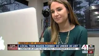 Local teen named on 2019 Forbes 30 under 30 list