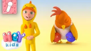 Les petits poussins 🎤 KARAOKÉ | Chansons avec des animaux pour Enfants | HeyKids en Français