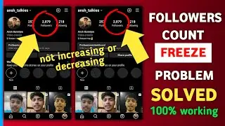 Instagram followers freeze problem solved 2023 | instagram followers count stuck at a number problem