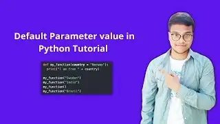 Default Parameter value in Python Tutorial 