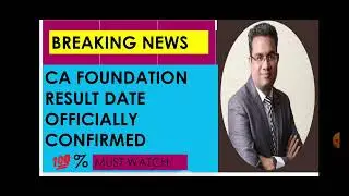 CA FOUNDATION RESULT DATE DEC 2022 OFFICIALLY ANNOUNCED ||GRACE MARKS EXPECTED PASS PERCENTAGE ||💯