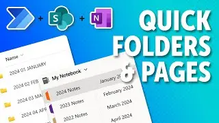 Quickly Create Monthly Folders & Files and OneNote Notebook Year Sections and Month Pages in Minutes