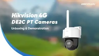 Hikvision 4G PT Camera Unboxing and Demonstration