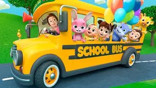 The Wheels on The Bus Song (Picnic Time) | Lalafun Nursery Rhymes & Kids Songs