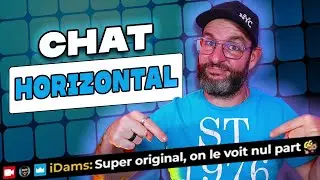 Chat HORIZONTAL Twitch, YouTube ou Facebook