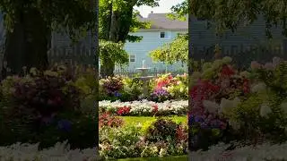 Beautiful garden on Mackinac Island! #mackinacisland #gardentour #garden