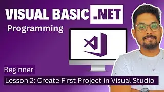 Create First VB.NET Project In Visual Studio 2022 | Create A Visual Basic Project | Windows Forms