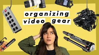 6 tips for organizing camera gear in your Youtube studio