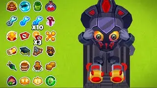 How far can Every GOD BOOSTED 5-5-5 Tower Get? (Bloons TD 6)