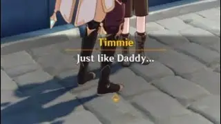 *Just like daddy*