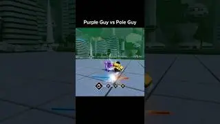 Purple Guy vs @justyami #roblox #purpleguy #dragonball #goku #zbattlegrounds