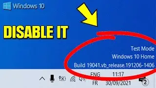 How To Disable Or Remove Test Mode Watermark in Windows 10 [VERY EASY]