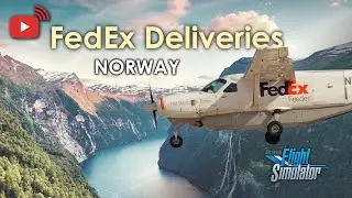 MSFS LIVE | Air Mail Run in Norway | Holiday Stream | Cessna 208B